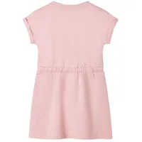 vidaXL Kinderkleid mit Kordelzug Hellrosa 140