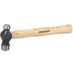 Gedore 8601 2 Englischer Schlosserhammer mit Kugel 2 lbs
