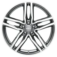ALUTEC München Ikenu 6,5 x 16 5 x 114,3 ET50 Graphit Poliert