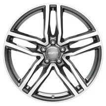 ALUTEC München Ikenu 6,5 x 16 5 x 114,3 ET50 Graphit Poliert