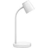 Kalb Material Für Möbel kalb LED Tischleuchte Weiß