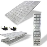 Trutzholm DREIBREIT by TRUTZHOLM 3-fach Auffahrrampe klappbar 175cm Tragkraft 1020kg Alu grau gelocht gerillt Verladerampe Rampe