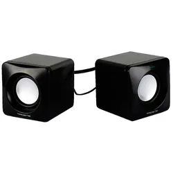 Tacens Anima AS1 Portable PC-Lautsprecher 8W USB und Jack 3,5 Kompakt Schwarz