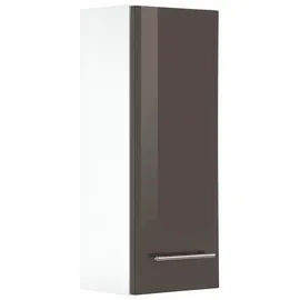 WELLTIME Hängeschrank WELLTIME "Venedig", grau (weiß, grau), B:25cm H:64cm T:20cm, Schränke, Hängeschrank, Badmöbel in Breite 25 cm