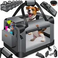 Lovpet LOVPET® Hundebox Hundetransportbox faltbar Inkl.Hundenapf Transporttasche Hundetasche Transportbox