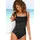 LASCANA Badeanzug Camilla Schwarz/Weiß 38 Cup B
