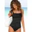 LASCANA Badeanzug Camilla Schwarz/Weiß 38 Cup B