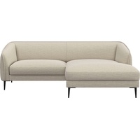 FLEXLUX Ecksofa »Belle«, weiß