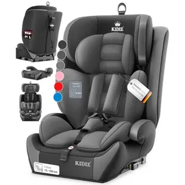 Kidiz Autokindersitz Gruppe 1+2+3 grau 26313