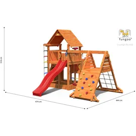 fungoo Spielturm Big Leader Spider Rot