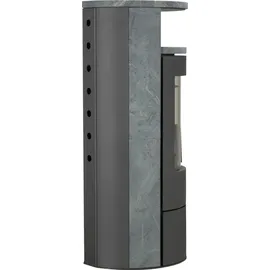 THERMIA Kaminofen München Naturstein grau 7 kW
