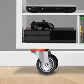 Relaxdays Schwerlastrollen schwarz