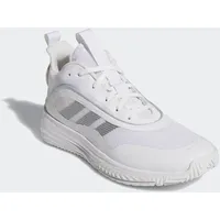 adidas SPORTSWEAR "OWNTHEGAME 3.0", Herren, Gr. 44, weiß (cloud weiß, silber metallic, grau one), Synthetik, Textil, Schuhe