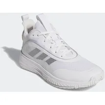 adidas SPORTSWEAR "OWNTHEGAME 3.0", Herren, Gr. 44, weiß (cloud weiß, silber metallic, grau one), Synthetik, Textil, Schuhe