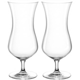 LEONARDO Il Mondo Hurricane Gläser 2er Set - Cocktailglas aus Kristallglas, hochwertig verarbeitet - Inhalt 520 ml - Spülmaschinengeeignet - 2 Cocktail Gläser transparent,