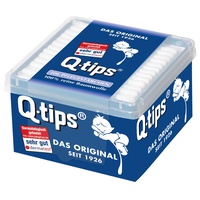 Q-tips Pflegestäbchen, Würfelbox, 12er Pack (12 x 206 Stück)