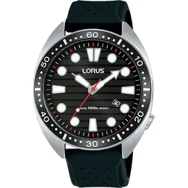 Lorus Sport Herrenuhr Sport - Schwarz/Schwarz