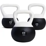 Gym Masters Weiche Kettlebell Vorteilsset – Soft Neopren Kettlebells für Krafttraining, Functional Fitness & Home Gym (4 + 6 + 12)