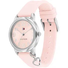 Tommy Hilfiger GIRLS 1720044 38 mm Edelstahlgehäuse Silber Sportarmband Rosa
