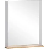 Schildmeyer MÖBELPARTNER Spiegel Jelda 154723 platingrau, eiche-landhaus 59,6 x 12,3 x 71,1 cm