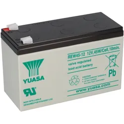 Yuasa Blei-Akku REW45-12 Pb 12V / 8Ah Hochstrom, Faston 6,3