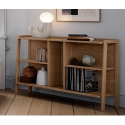 Tchibo - Sideboard - 120x35x80cm - braun - Holz / Echtholzfurnier / Buchenholz