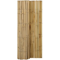 DE-COmmerce® Sichtschutz aus Bambus BARU Halbschalenzaun Gartenzaun Windschutz Zaun Bambusmatte Nature (HxB) 180 cm x 180 cm