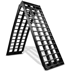 Alu Auffahrrampe Constands V schwarz, bis 680 kg, klappbar, passend für Motorrad, Scooter, Quad, ATV