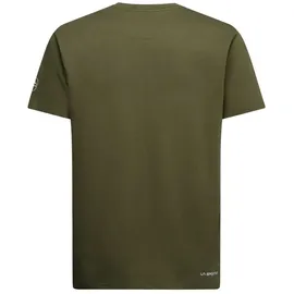La Sportiva Made Of Mountain T-Shirt Herren Cypress/Chalk M