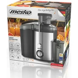Mesko Adler Entsafter MS 4126" in Schwarz | 1,5 l