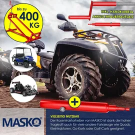 Masko Hebebühne XXL Rasentraktorheber 450 kg