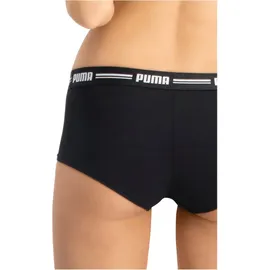 Puma Panty »PUMA WOMEN MINI SHORT 2P PACK« Packung, 2er Pack, mit markantem Logo-Bund PUMA schwarz XS