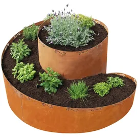 Bellissa Kräuterspirale Corten 130 x 140 x 80 cm edelrost 