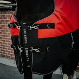 SUNRIDE Brusterweiterung für Pferdedecken aus Polarfleece und 1200D Ripstop XL Schwarz