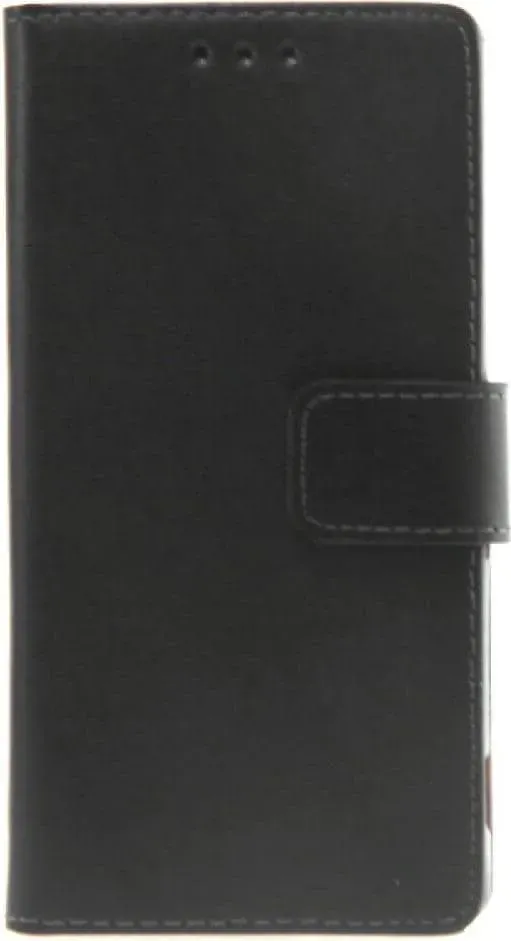 NoName Slim Leather Book Case for Sony Xperia Z3 - Black 4250710556168 (Sony Xperia Z3), Smartphone Hülle, Schwarz