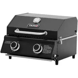 TAINO PLATINUM COMPACT DARK Tischgrill 2 Brenner Gasgrill Kompakt Camping BBQ