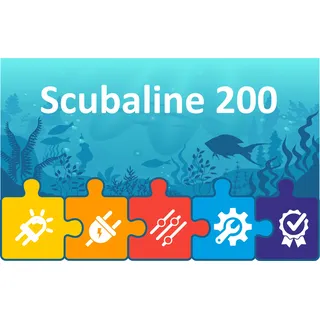 spotBEAM LED Beleuchtung für EHEIM Scubaline 200 Aquarium | Komplett-Set            