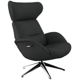 flexlux Relaxsessel FLEXLUX Polyester 90 x 107 x 89 cm grau mit Kopfteil