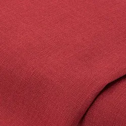 Dekostoff in Leinen-Optik "Uni", rot