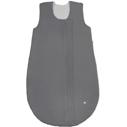 odenwälder Musselin Sommerschlafsack grey 70 cm - 90 cm, 90 cm