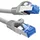 InLine Patchkabel, Cat.6A, S/FTP, TPE (LSZH), CCA, grau, 0,5m
