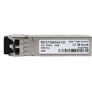 BlueOptics Dell EMC 25G-SFP28-SR kompatibler BlueOptics SFP28 BO27Q856S1D, Transceiver, Silber