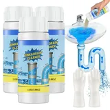 Rohrreiniger Extrem Stark,Abflussreiniger,3pcs Rohrreiniger,Abflussreiniger Schaum Extra Stark,Value Pack Abflussreinigers,Sink Und Drain Cleaner,Drain Cleaner für Badewanne,Waschbecken,Toiletten
