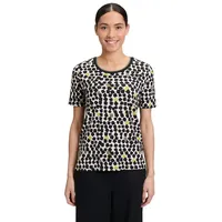 Betty Barclay Basic Shirt mit Print in Beige/Schwarz |