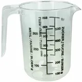 Metaltex 242706 Messbecher, 0,5 L, transparent