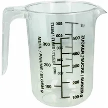 Metaltex 242706 Messbecher, 0,5 L, transparent