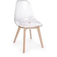 Stuhl Easy aus Kunststoff, Transparent