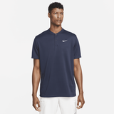 Nike NikeCourt Dri-FIT Tennis-Blade-Poloshirt für Herren - Blau, L