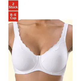 PETITE FLEUR Bügel-BH Damen 2xweiß Gr.75B