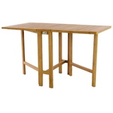 VCM Balkontisch Gartentisch Tisch Klapptisch Holz Teak« braun